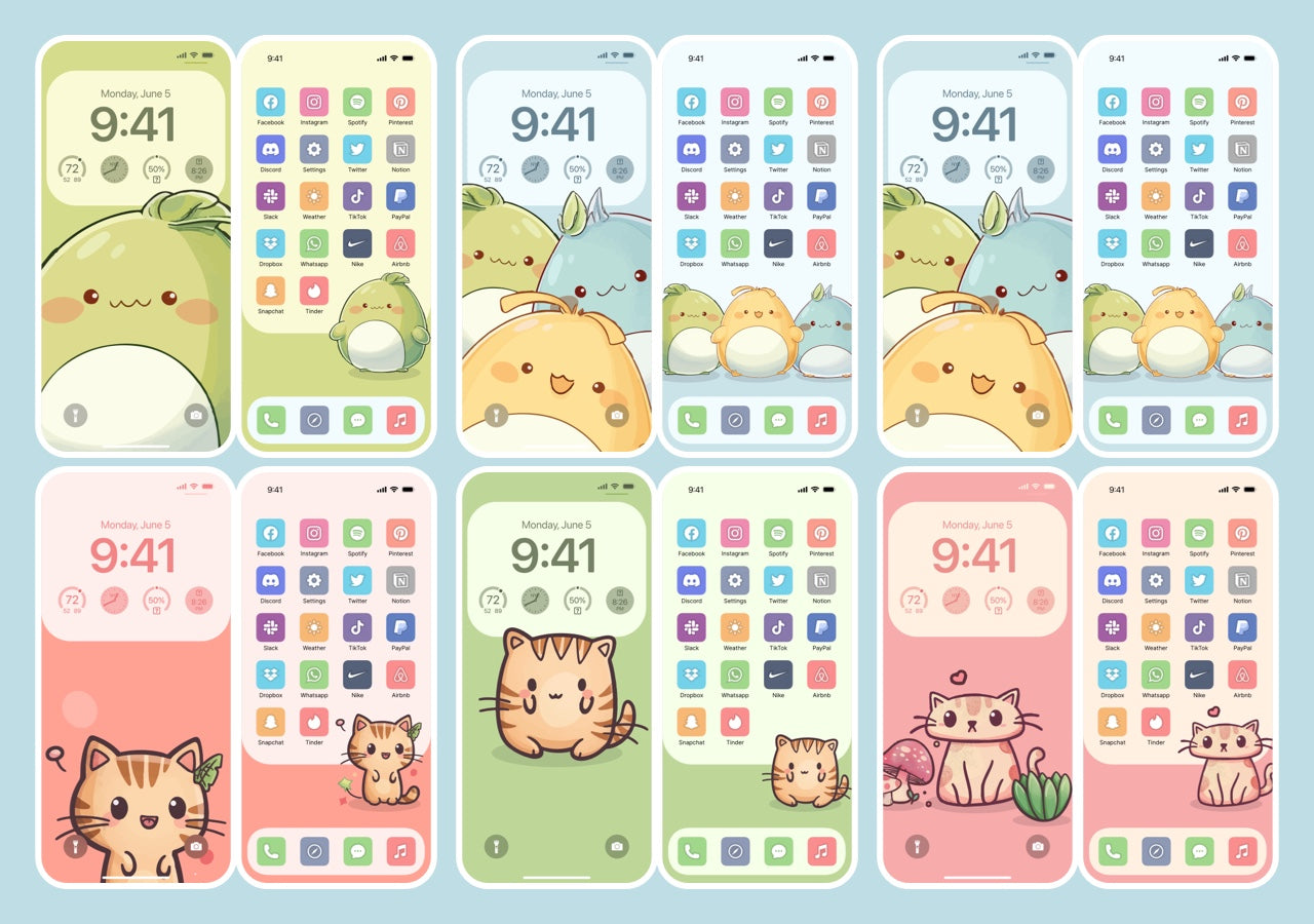 Cute Kawaii Wallpaper Pack