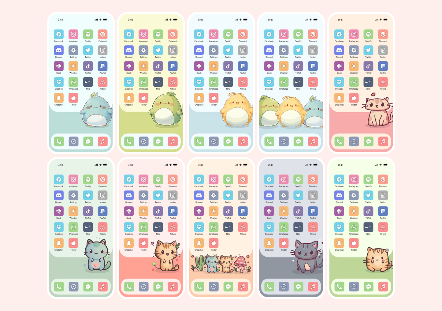 Cute Kawaii App Icons