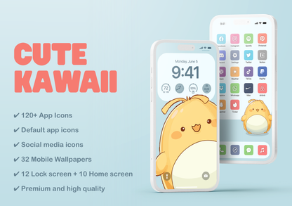 Cute Kawaii App Icons