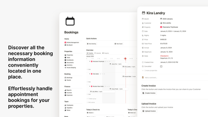 Airbnb Management Notion Template
