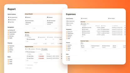 Booking OS Appointment Management Notion Template