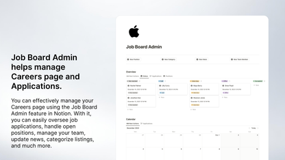 Job Board & Application Management Notion Template