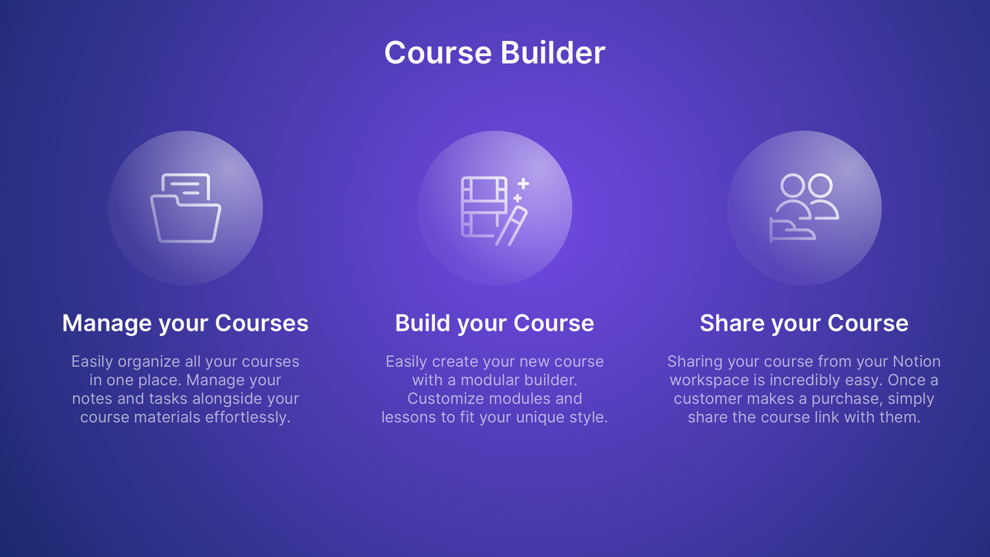 Course Builder Notion Template