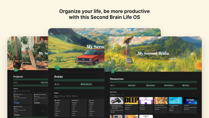 Second Brain Life OS Notion Template