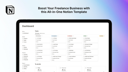 Freelance Business Management Notion Template