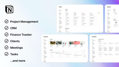 Freelance Business Management Notion Template