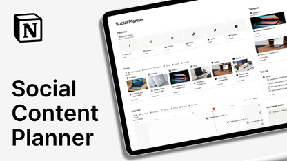 Social Content Planner Notion Template