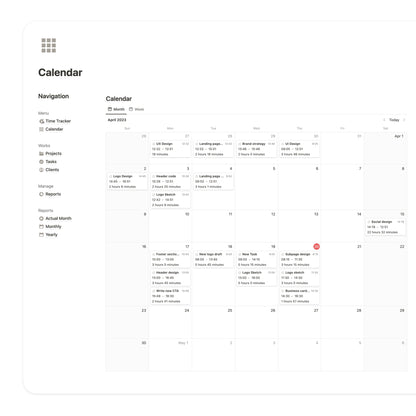 Ultimate Time Tracker Notion Template